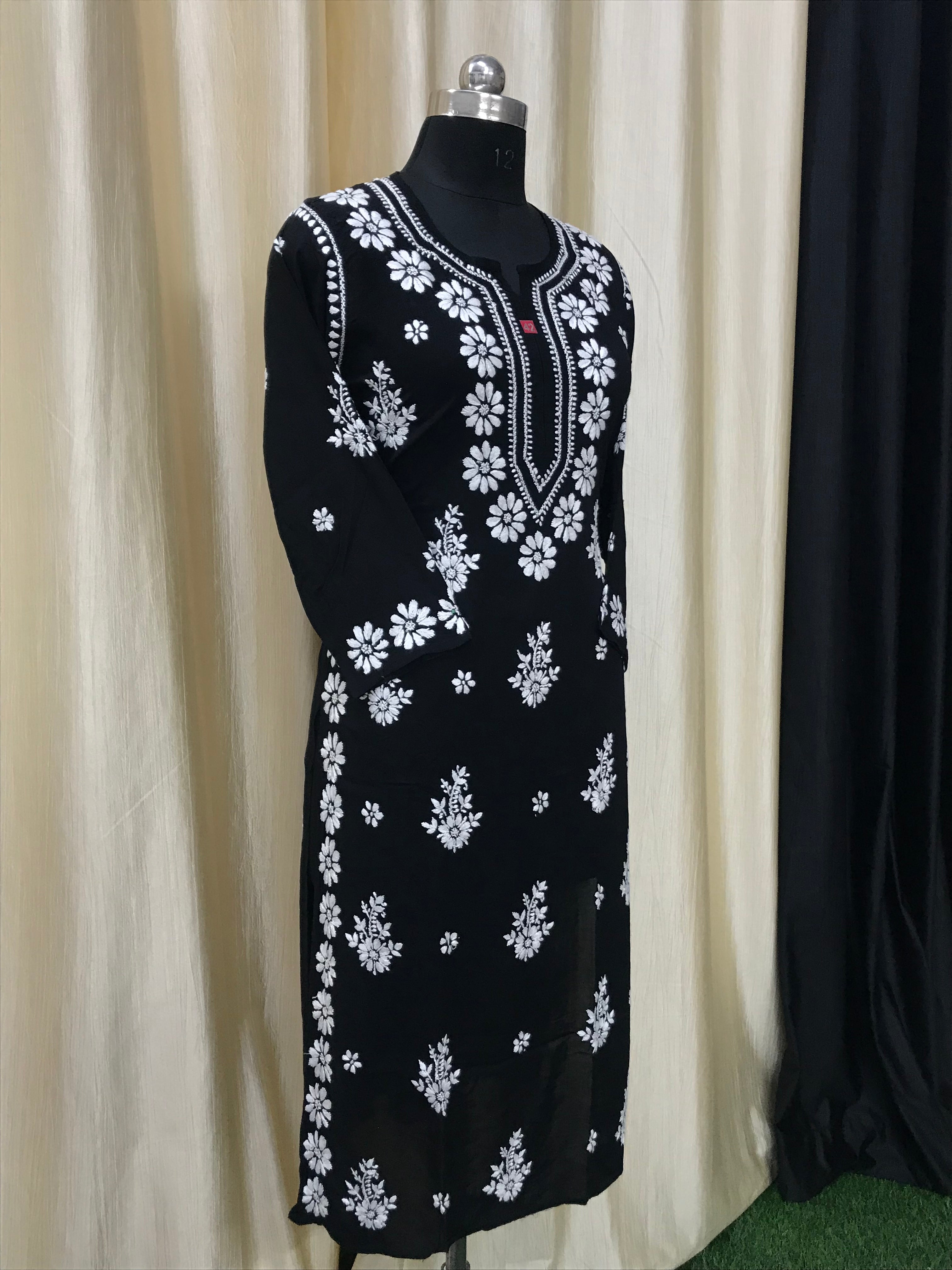EXCLUSIVE #COLLECTION READY TO WEAR #LUCKNOWI #CHIKAN #GOTTA #PATTI #KURTI  IN VIBRANT COLO… | Party wear indian dresses, Designs for dresses, Desi  wedding dresses